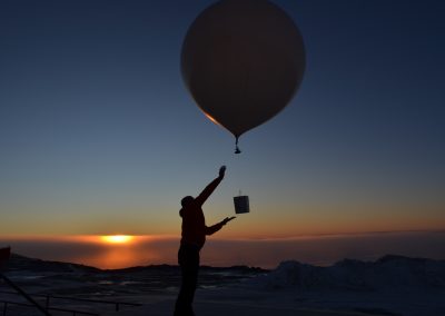 Ozonosondeo desde Base Antártica